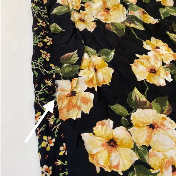 TOPSHOP busy garden floral print wrap midi skirt - Picture 9 of 10